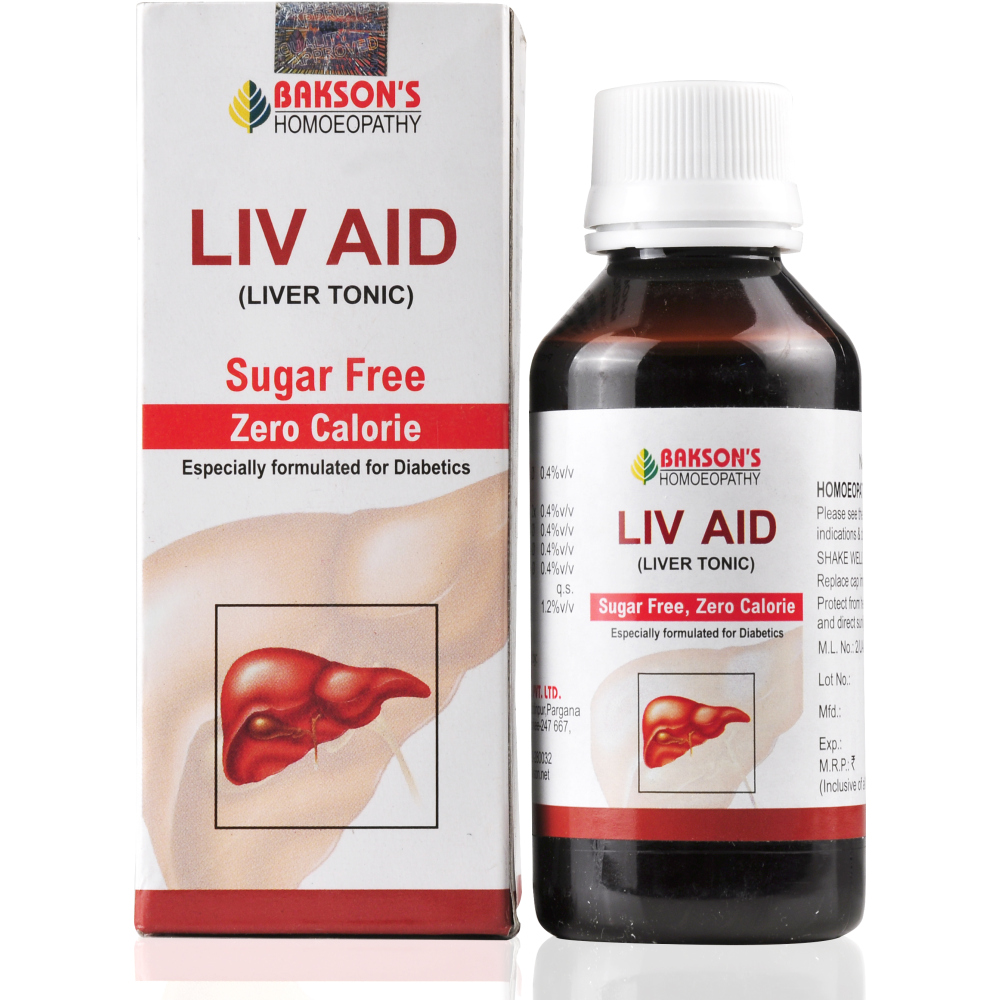 Bakson Liv Aid Syrup (Sugar Free) (115ml)