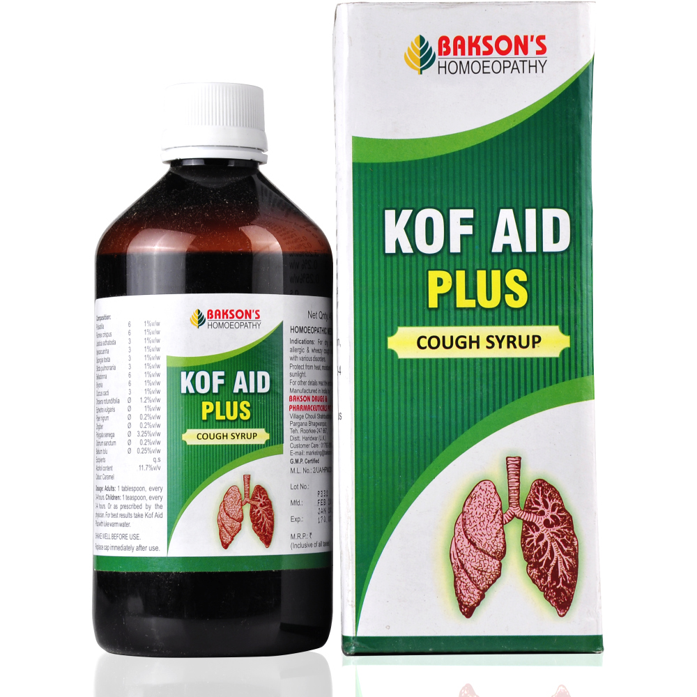 Bakson Kof Aid Plus Syrup (450ml)