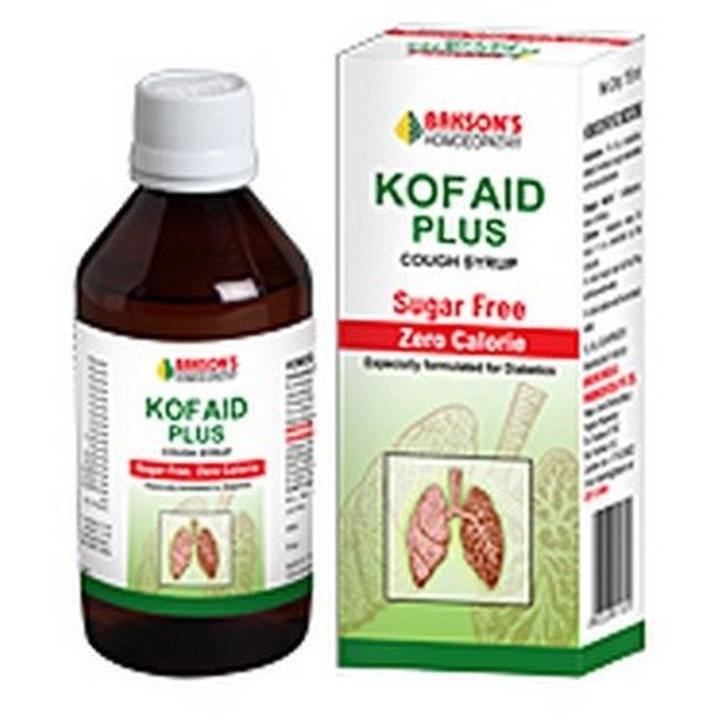 Bakson Kof Aid Plus Syrup (Sugar Free) (115ml)