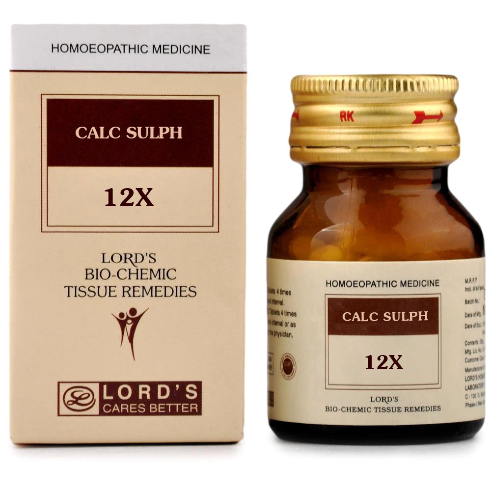 Lords Calc Sulph 12X (25g)