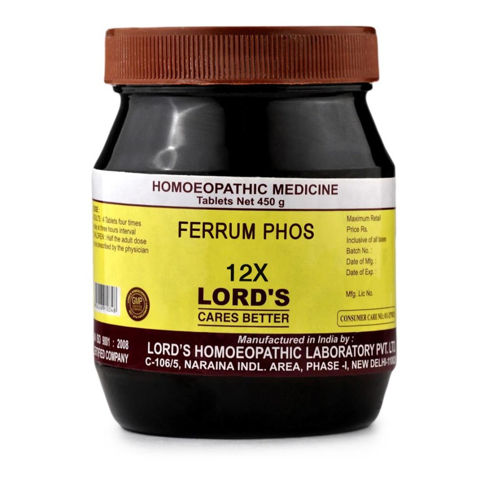 Lords Ferrum Phos 12X (450g)