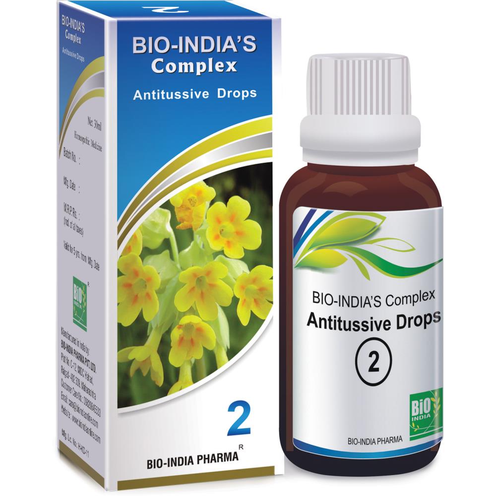 Bio India Antitussive Drops (30ml)