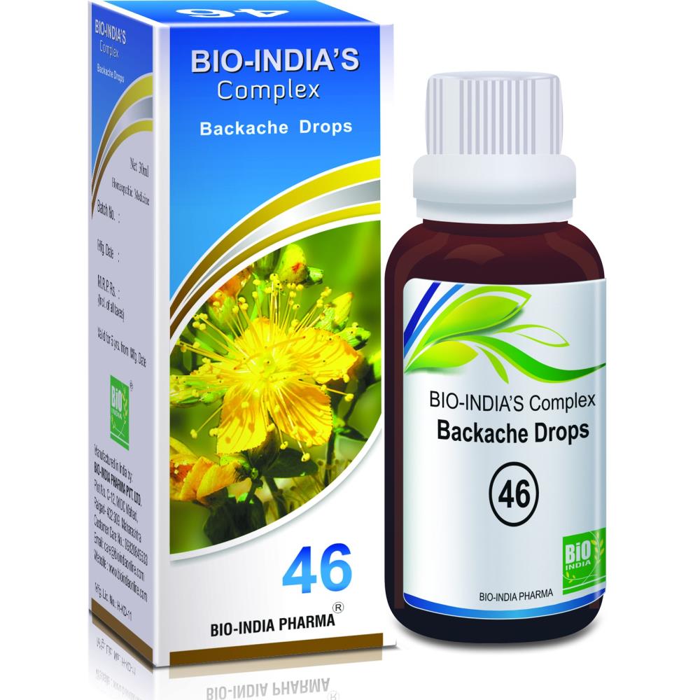 Bio India Backache Drops (30ml)