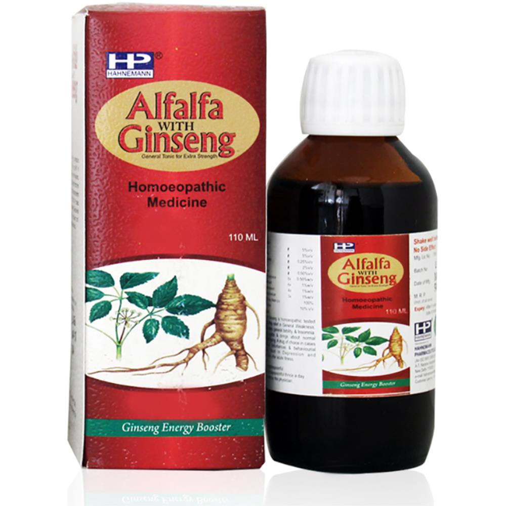 Hahnemann Alfalfa With Ginseng Syrup (110ml)