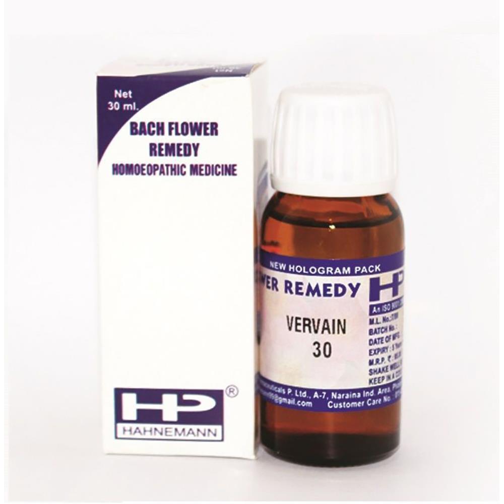 Hahnemann Bach Flower Remedy Vervain (30ml)