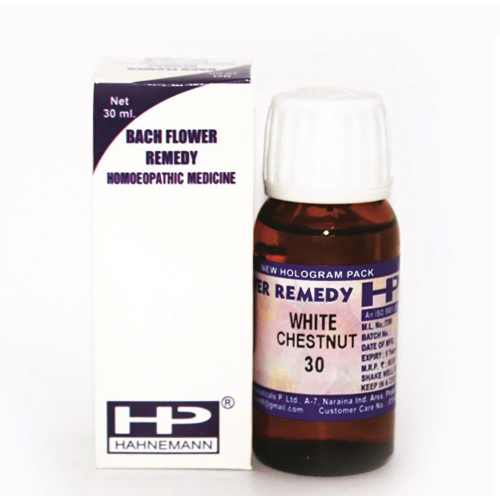 Hahnemann Bach Flower Remedy White Chestnut (30ml)