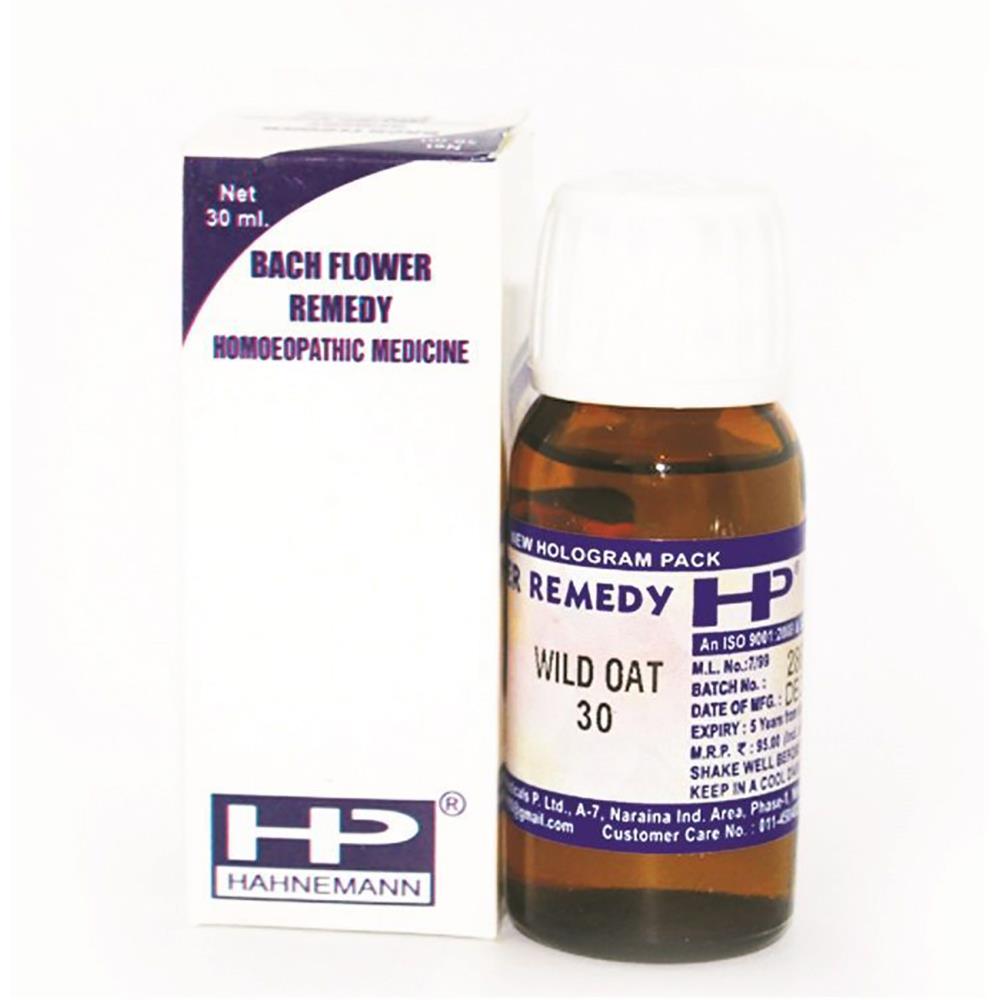 Hahnemann Bach Flower Remedy Wild Oat (30ml)