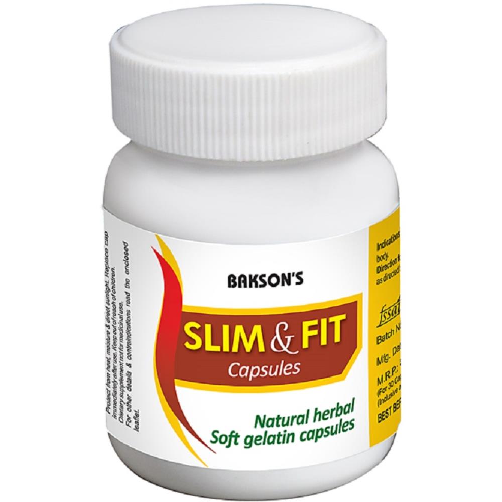 Bakson Slim & Fit Soft Gelatin Capsules (30caps)