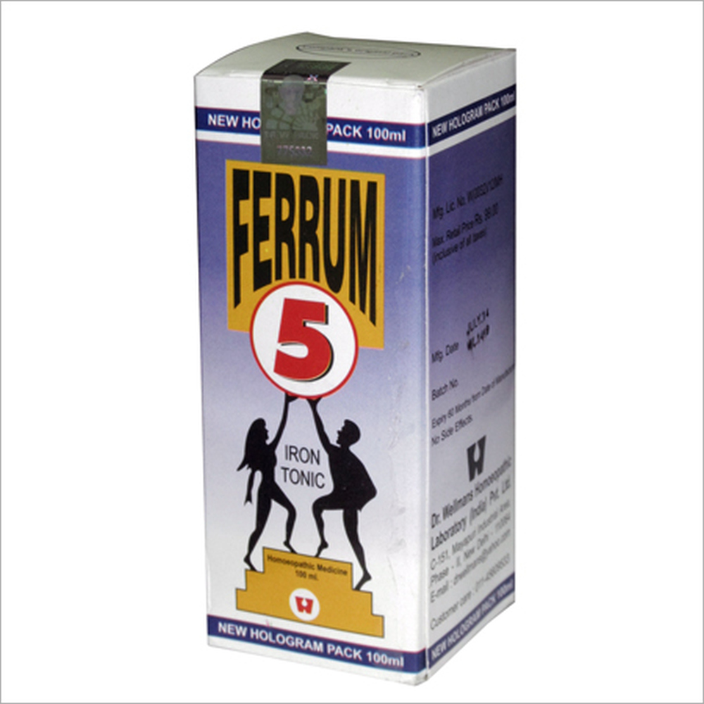 Dr. Wellmans Ferrum 5 Syrup (200ml)
