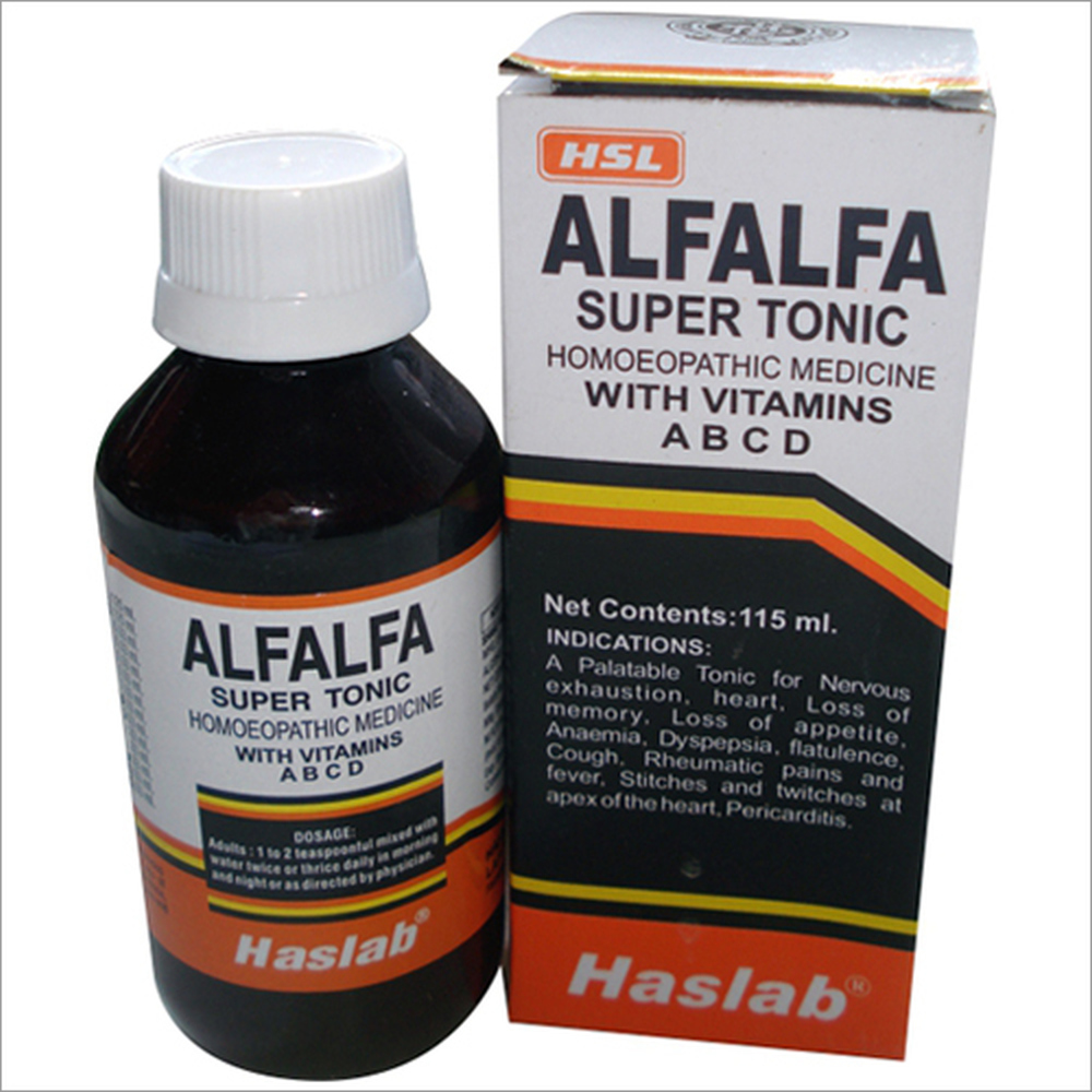 Haslab Alfalfa Super Tonic with Vitamin A B C D (115ml)