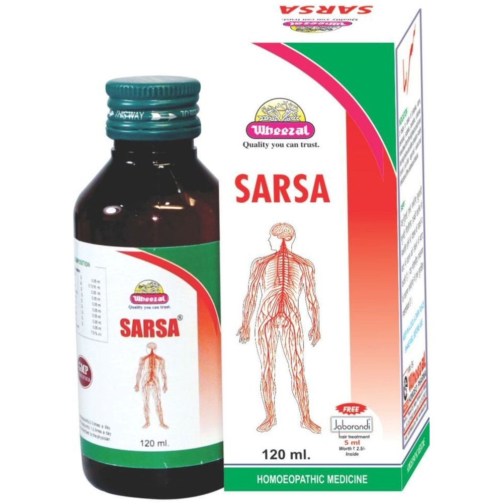 Wheezal Sarsa Syrup (120ml)