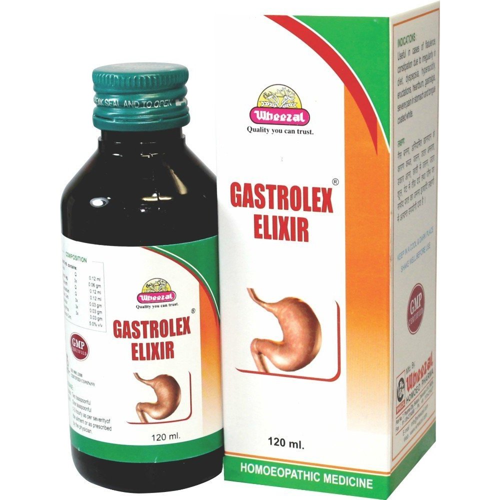 Wheezal Gastrolex Elixir Syrup (120ml)
