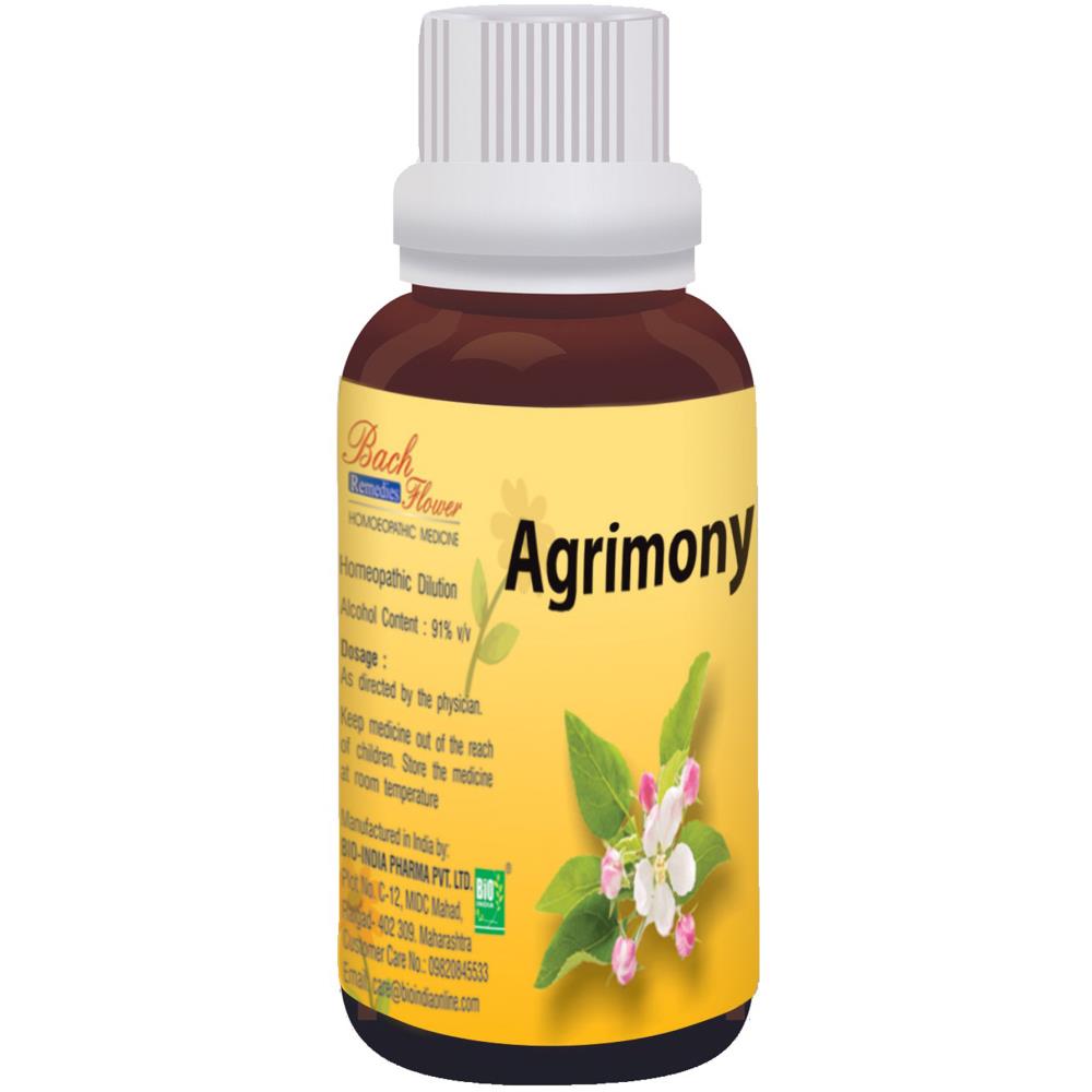 Bio India Bach Flower Agrimony (30ml)