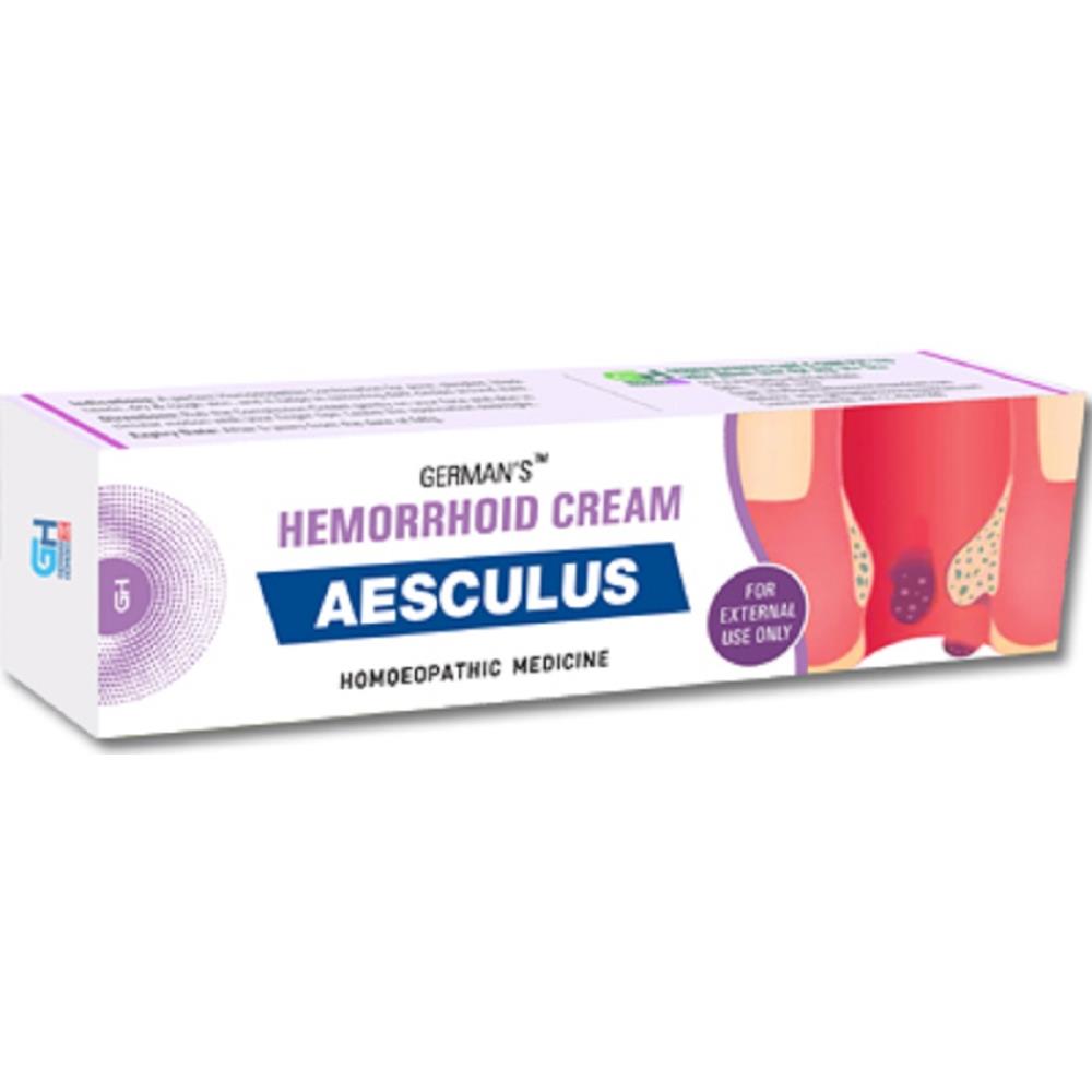 German Homeo Care & Cure Aesculus Hemorrhoid Cream (25g)