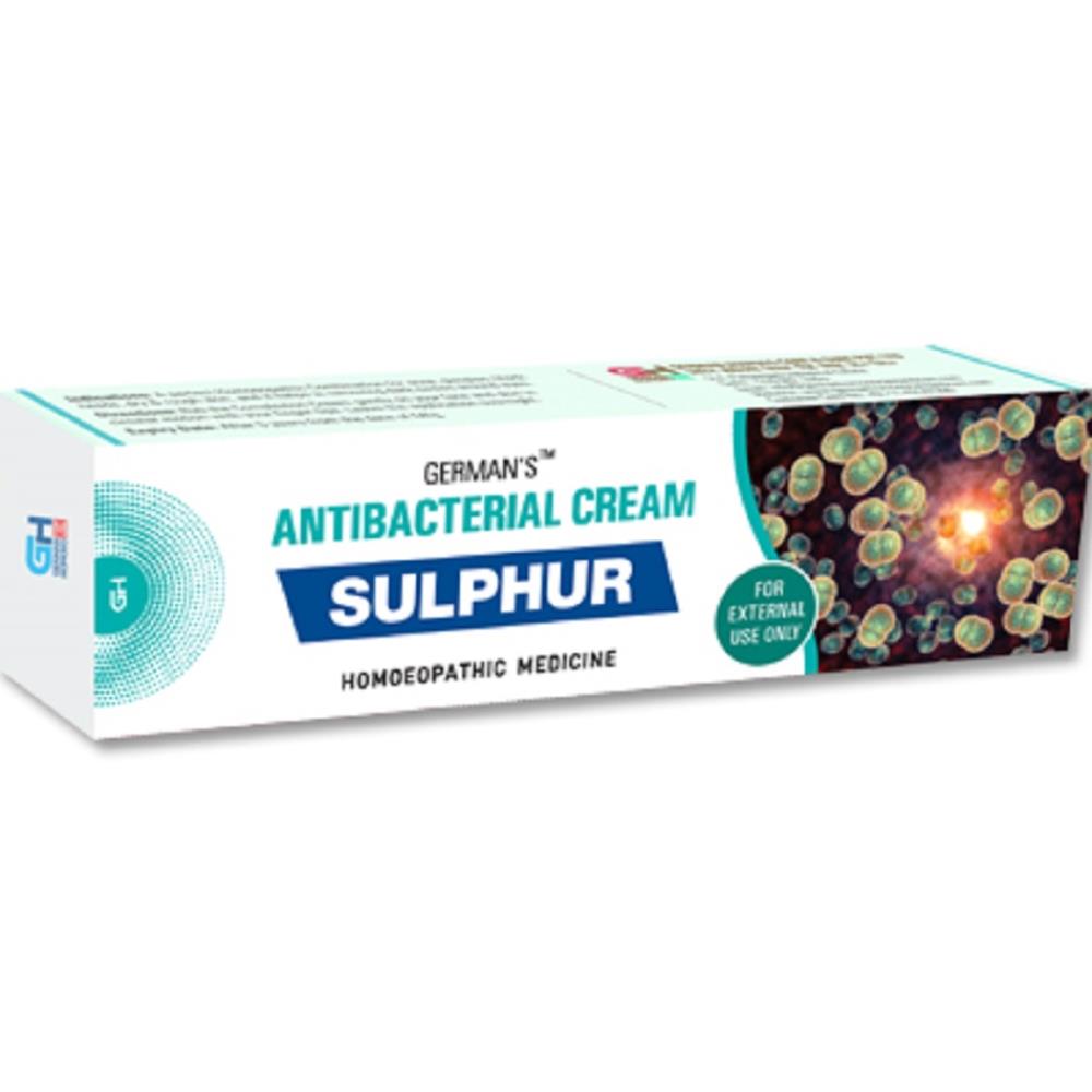 German Homeo Care & Cure Sulphur Antibacterial Cream (25g)