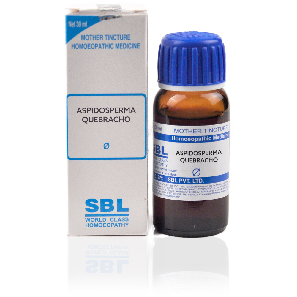SBL Aspidosperma Quebracho 1X (Q) Mother Tincture (MT)(30ml)