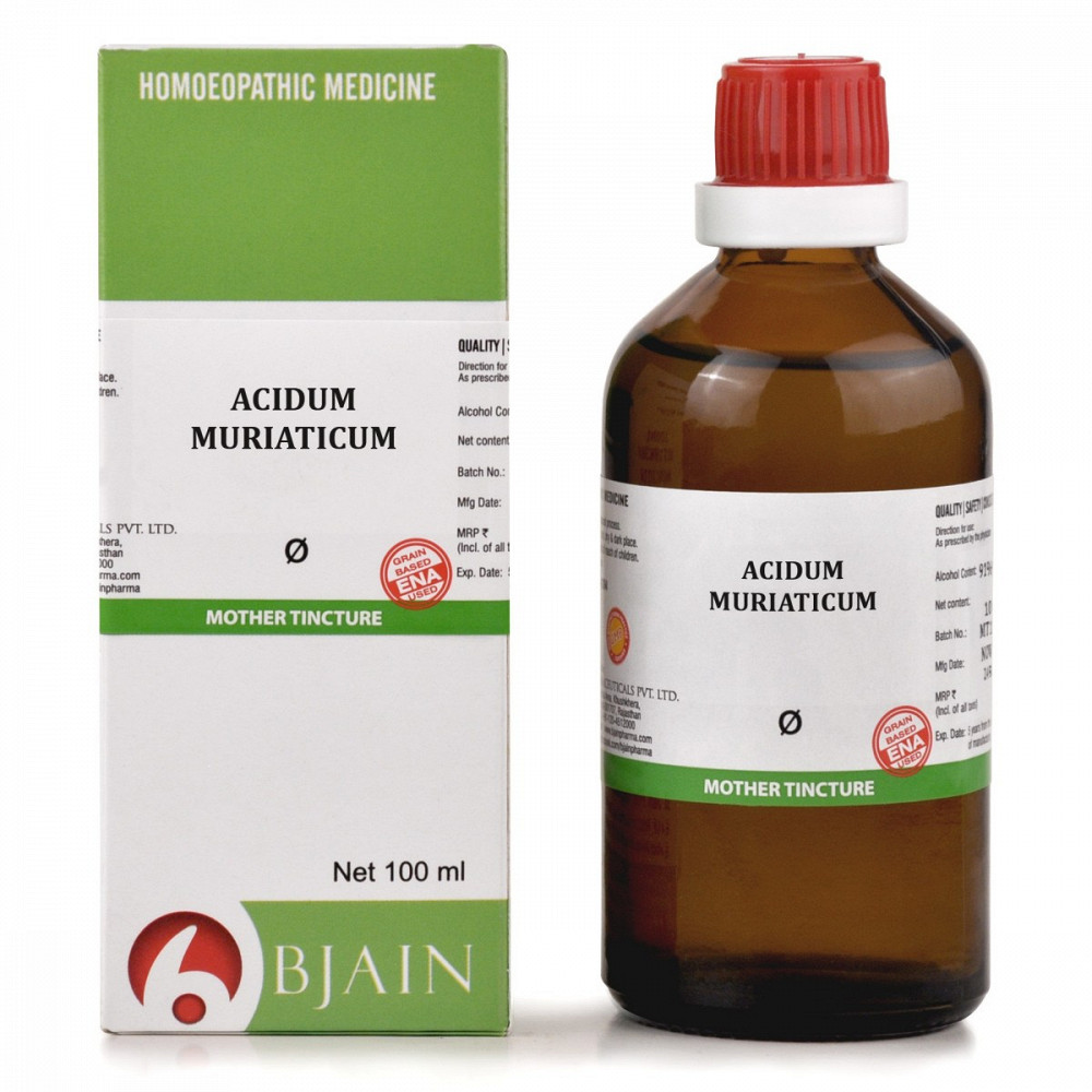 B Jain Acidum Muriaticum 1X (Q) (100ml)