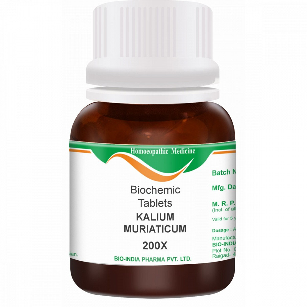 Bio India Kalium Muriaticum 200X (25g)