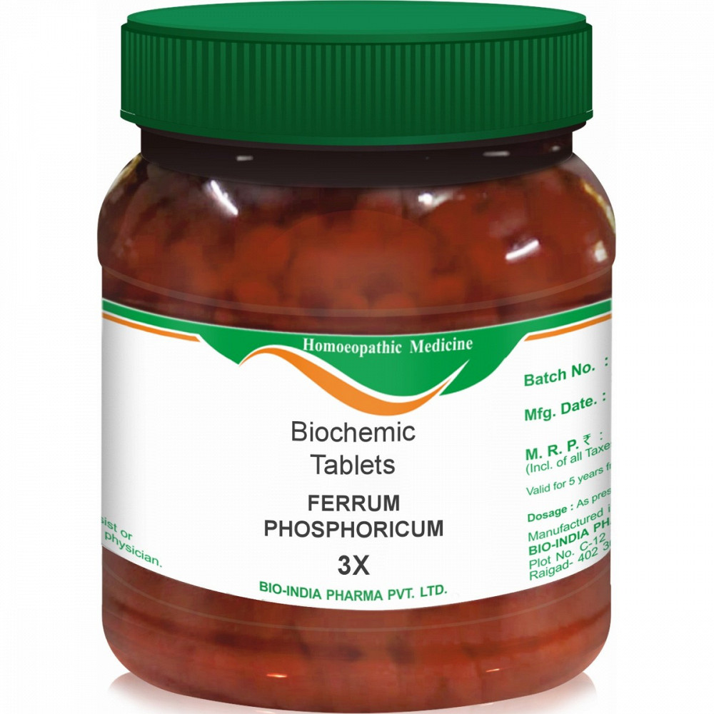 Bio India Ferrum Phosphoricum 3X (450g)