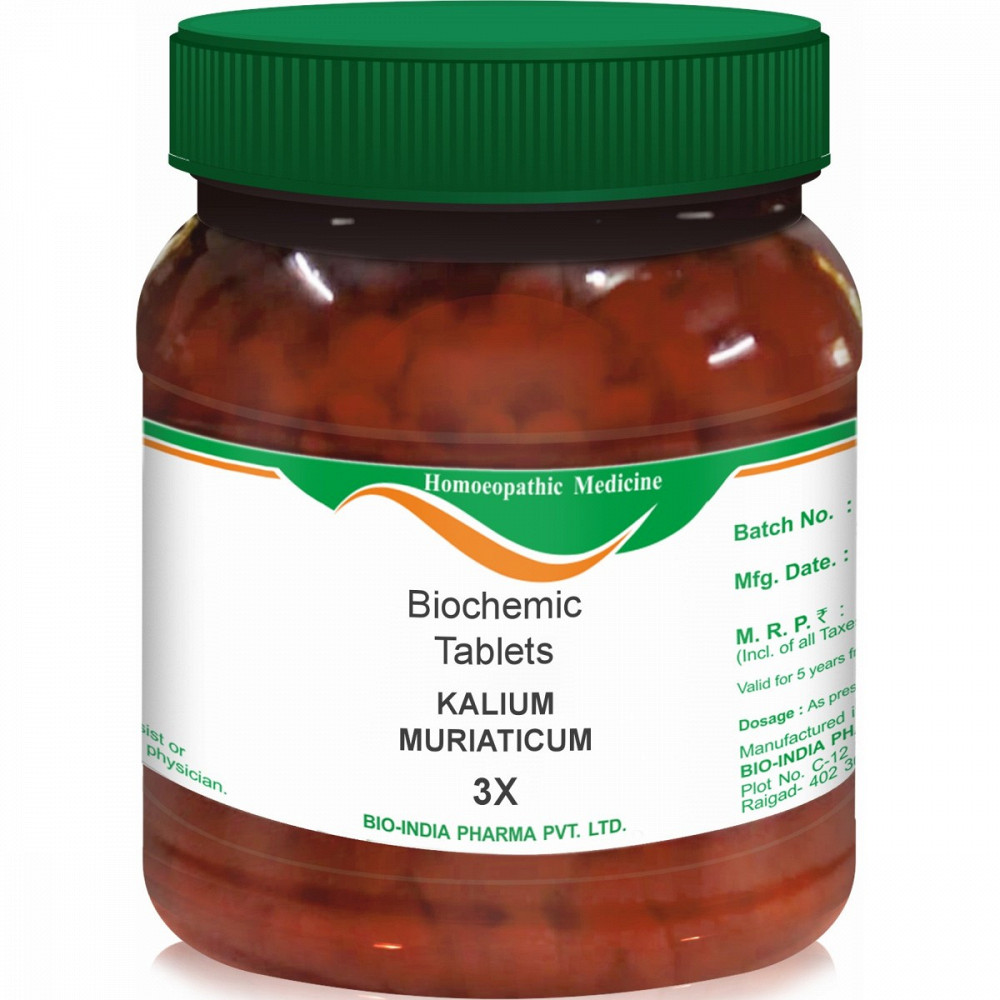 Bio India Kalium Muriaticum 3X (450g)