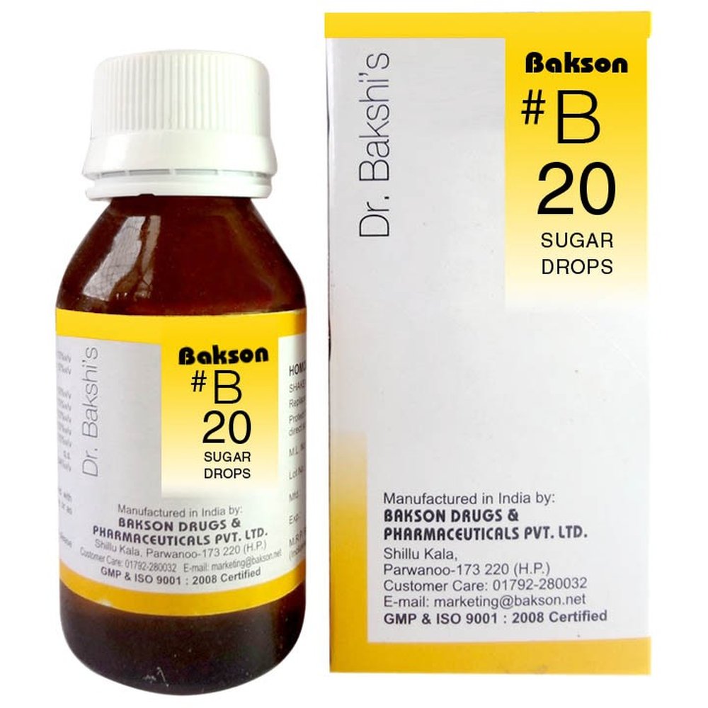 Bakson B20 Sugar Drops (30ml)