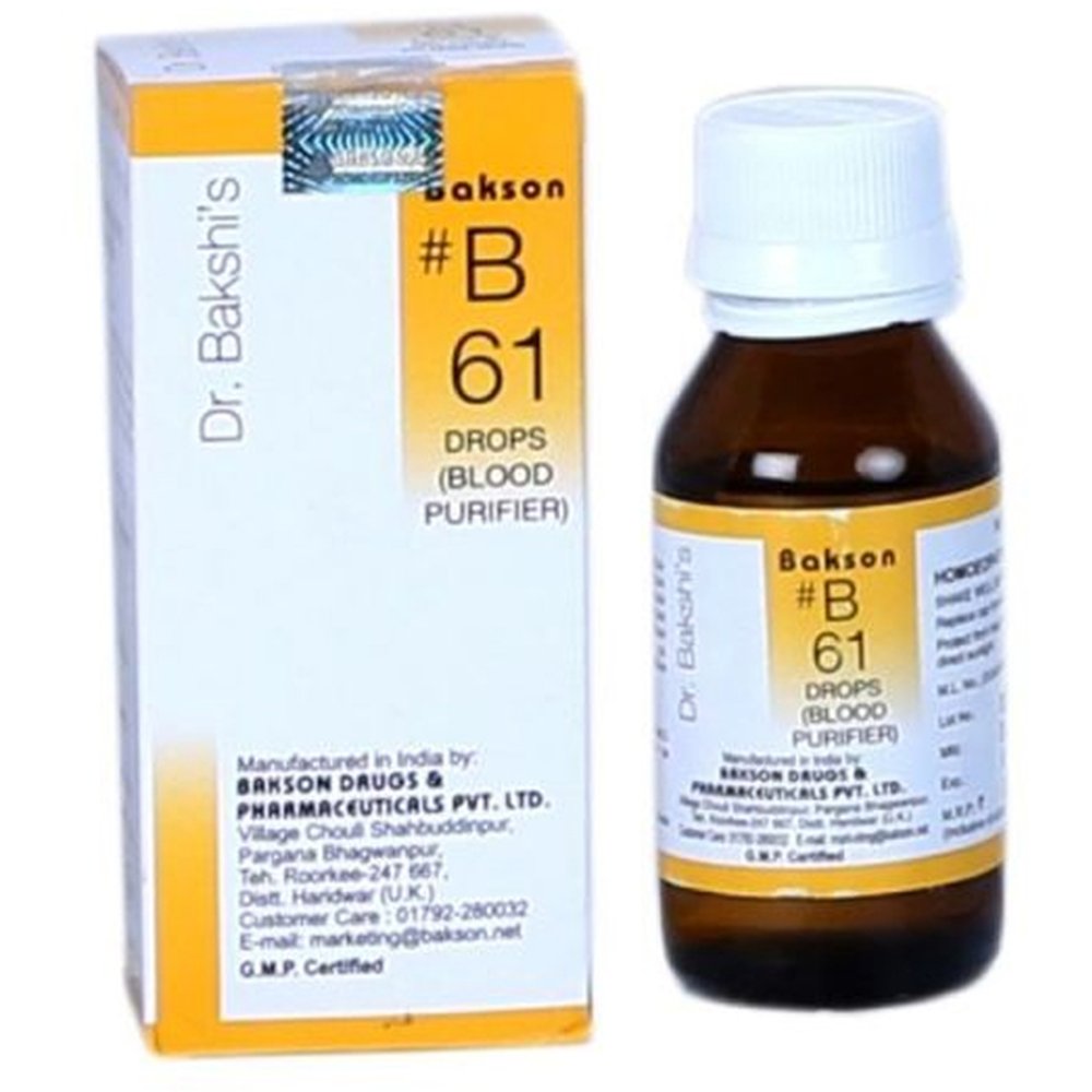 Bakson B61 Blood Purifier Drops (30ml)