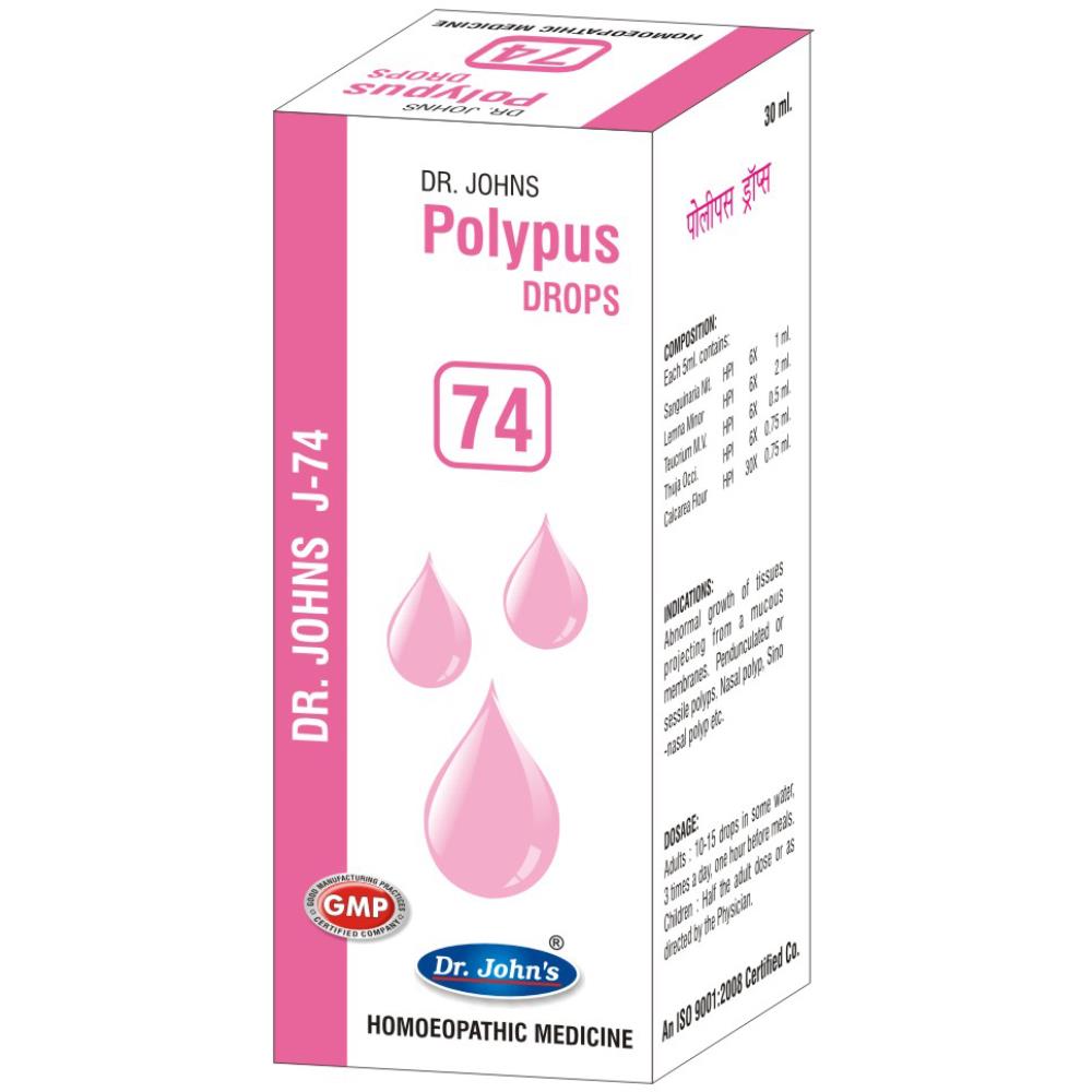 Dr John J 74 Polypus Drops (30ml)