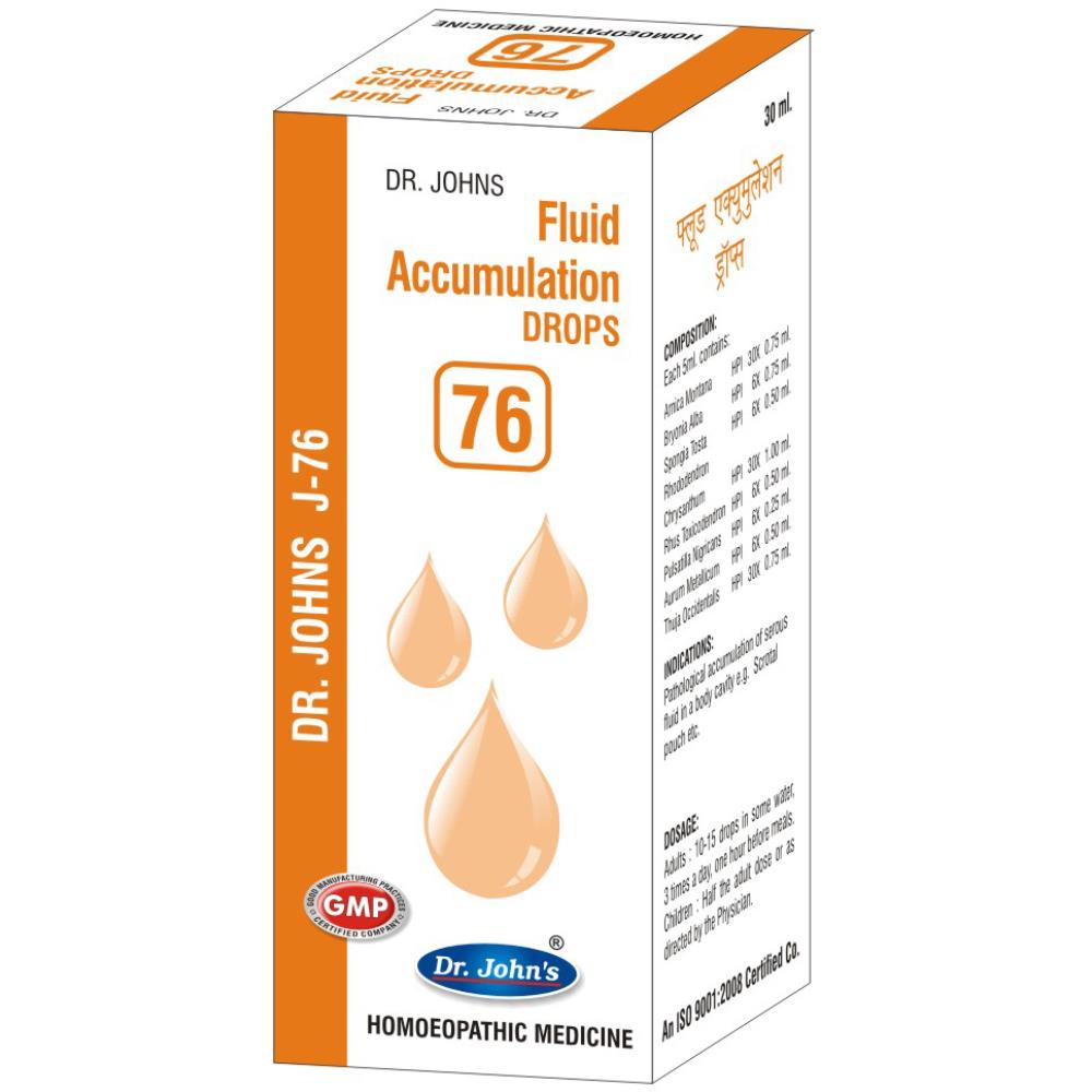 Dr John J 76 Fluid Accumulation Drops (30ml)