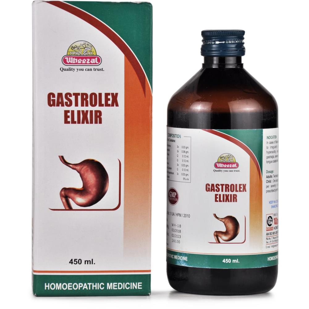 Wheezal Gastrolex Elixir Syrup (450ml)