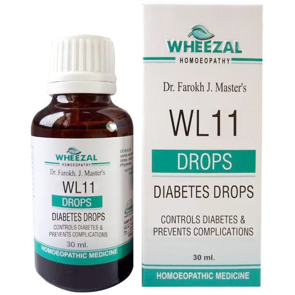 Wheezal WL-11 Diabetes Drops (30ml)