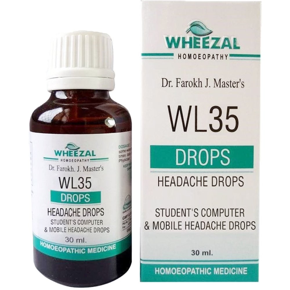 Wheezal WL-35 Student's Headache Drops (30ml)