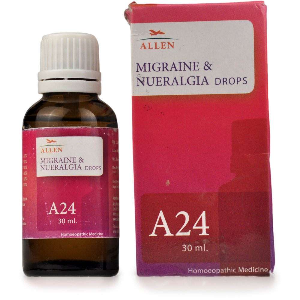 Allen A24 Migrane & Neuralgia Drops (30ml)