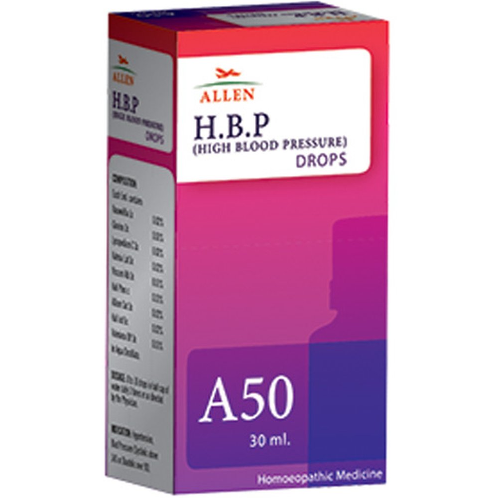 Allen A50 High Blood Pressure (HBP) Drops (30ml)