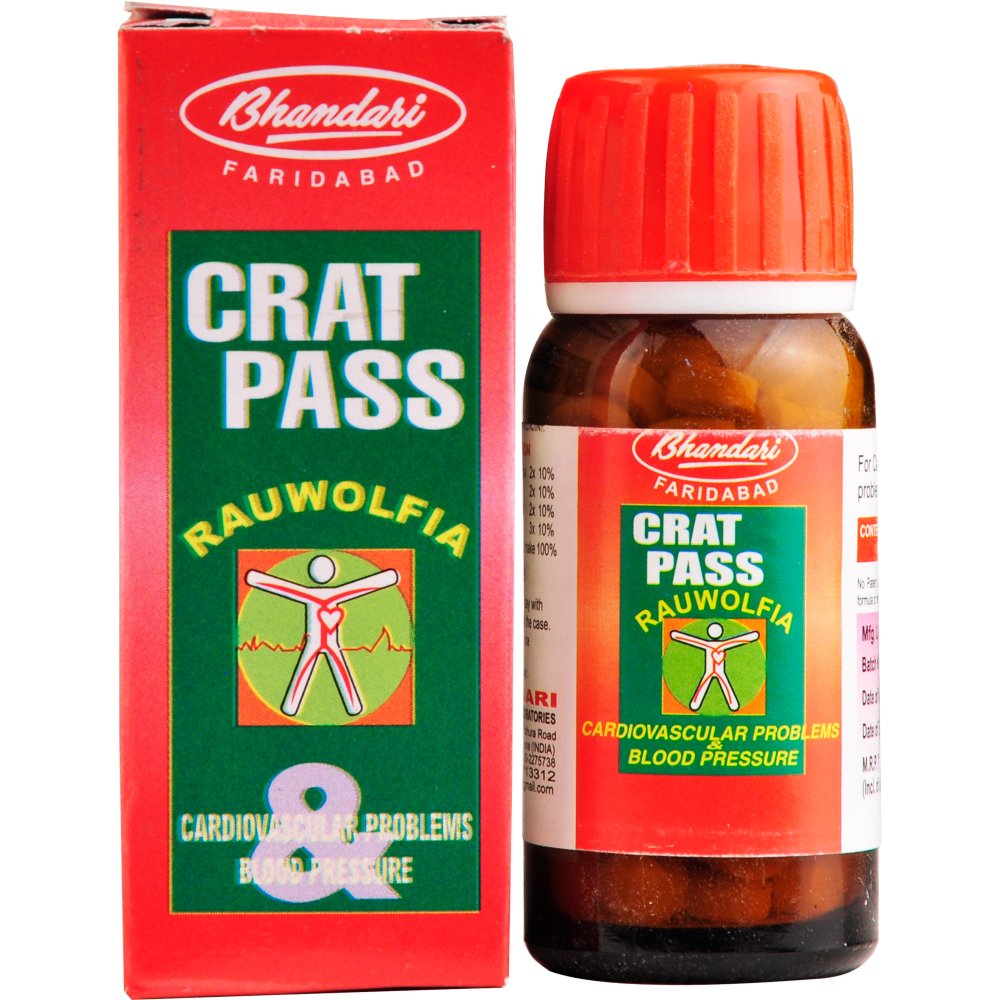 Bhandari Crat-Pass-Rauwolfia (CPR) Tablets (25g)