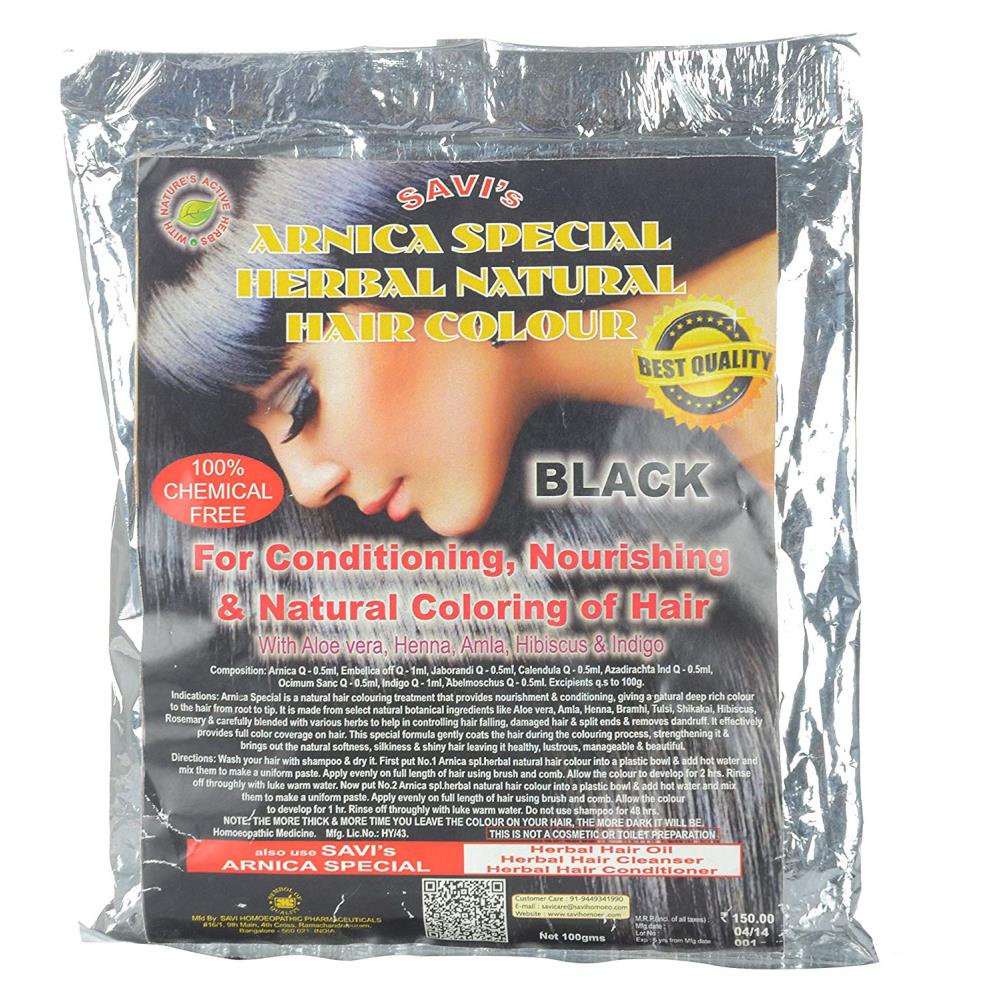 BHP Arnica Special Herbal Natural Hair Colour (Black) (100g)