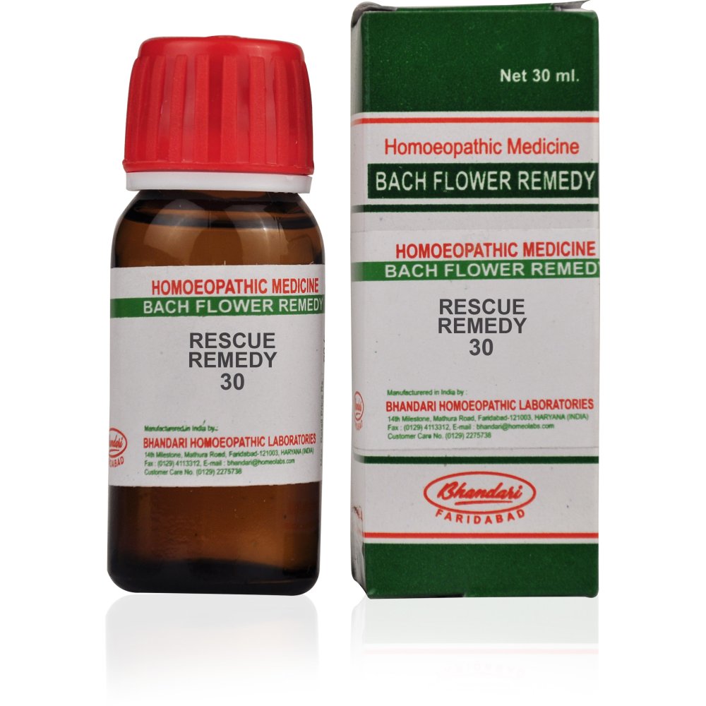 Bhandari Bach Flower Rescue Remedy (30ml)